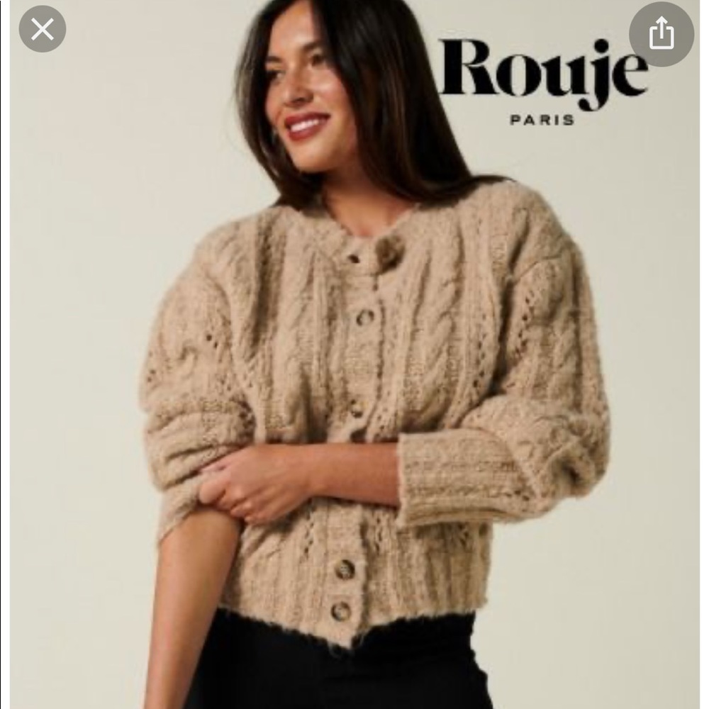 Rouje Paris Lino Cardigan (Size 36)